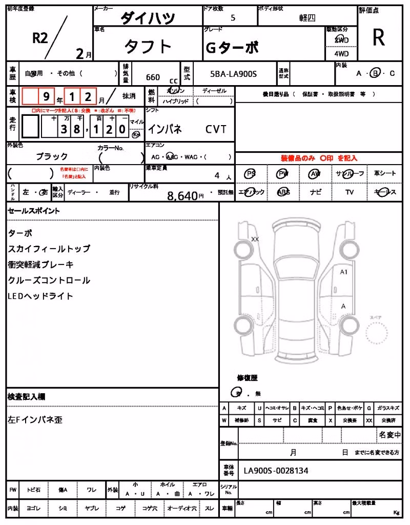 DAIHATSU TAFT