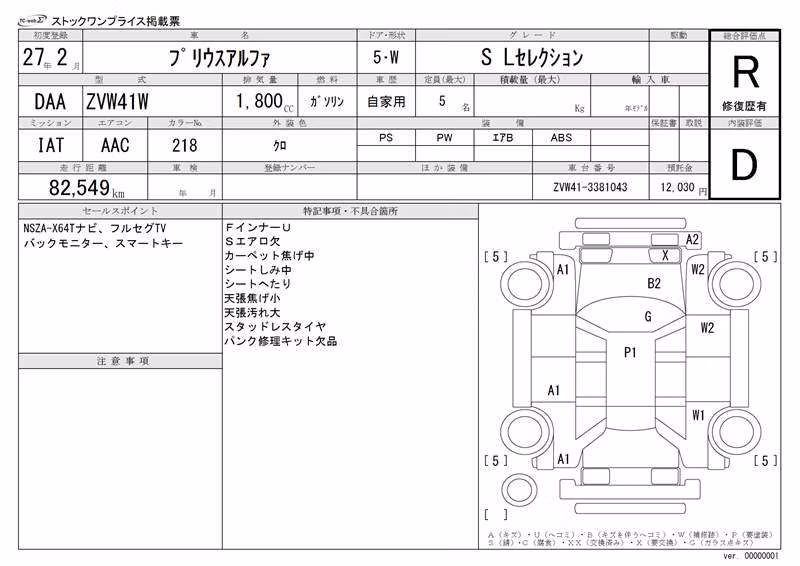 TOYOTA PRIUS ALPHA