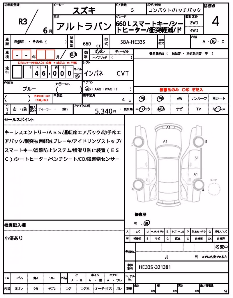 SUZUKI ALTO LAPIN