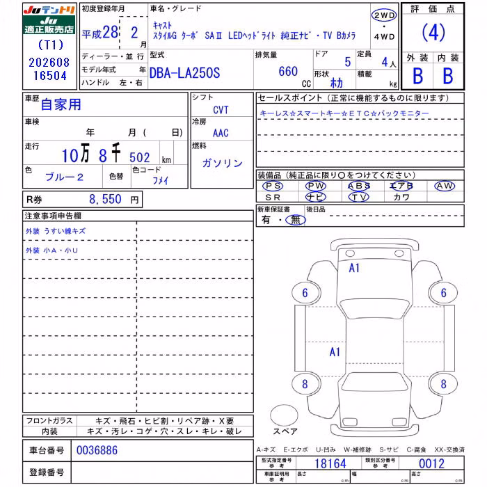 DAIHATSU CAST