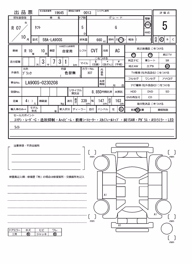 DAIHATSU TAFT