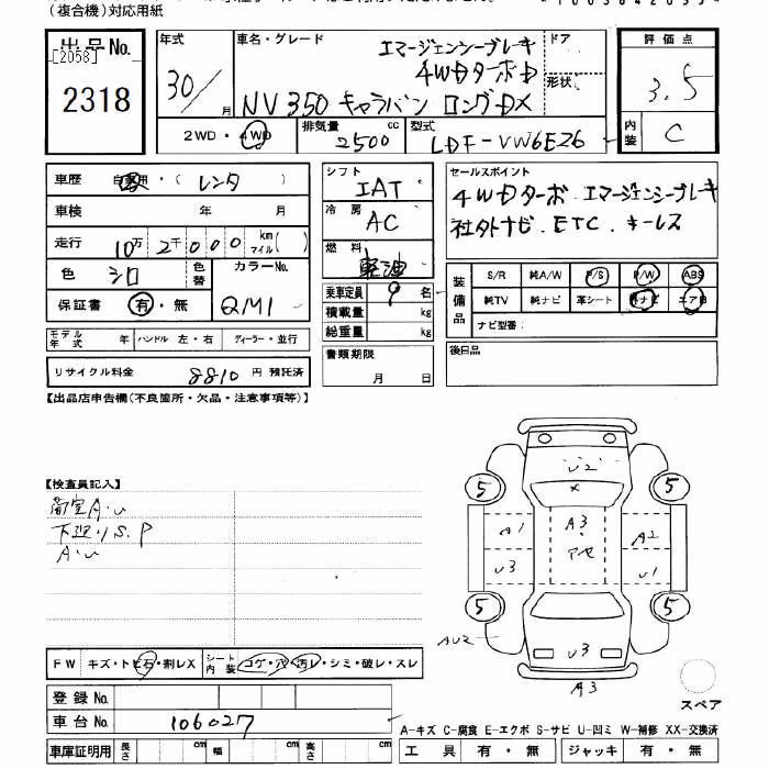 NISSAN NV350 CARAVAN
