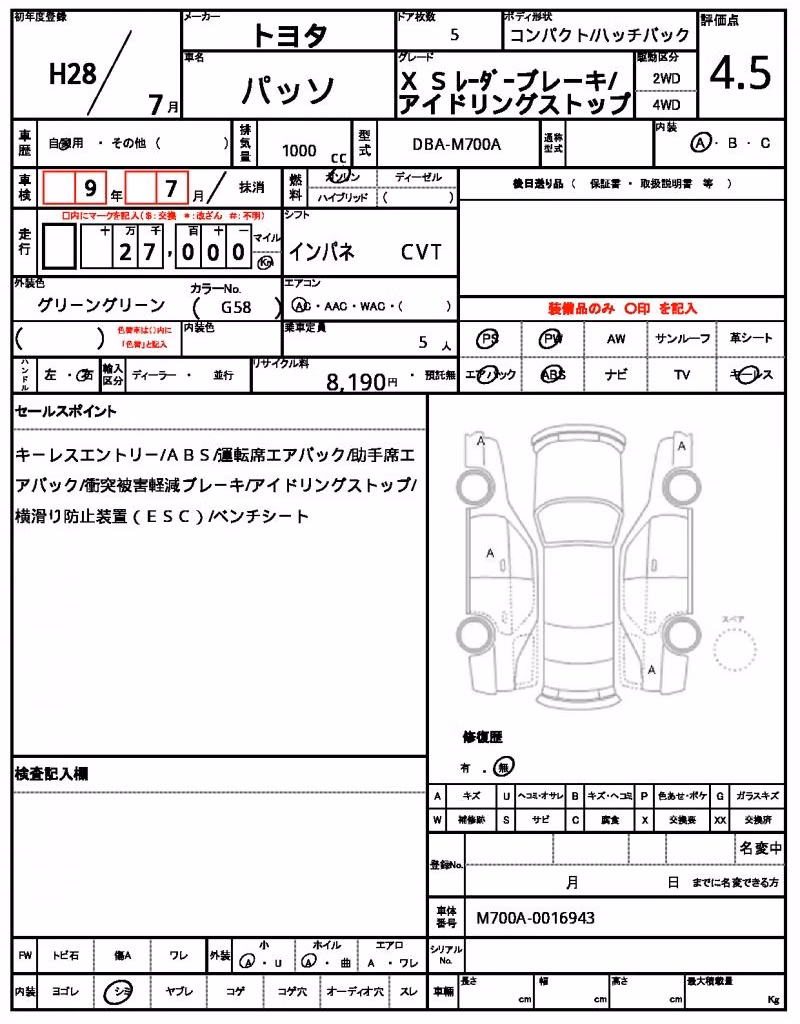 TOYOTA PASSO