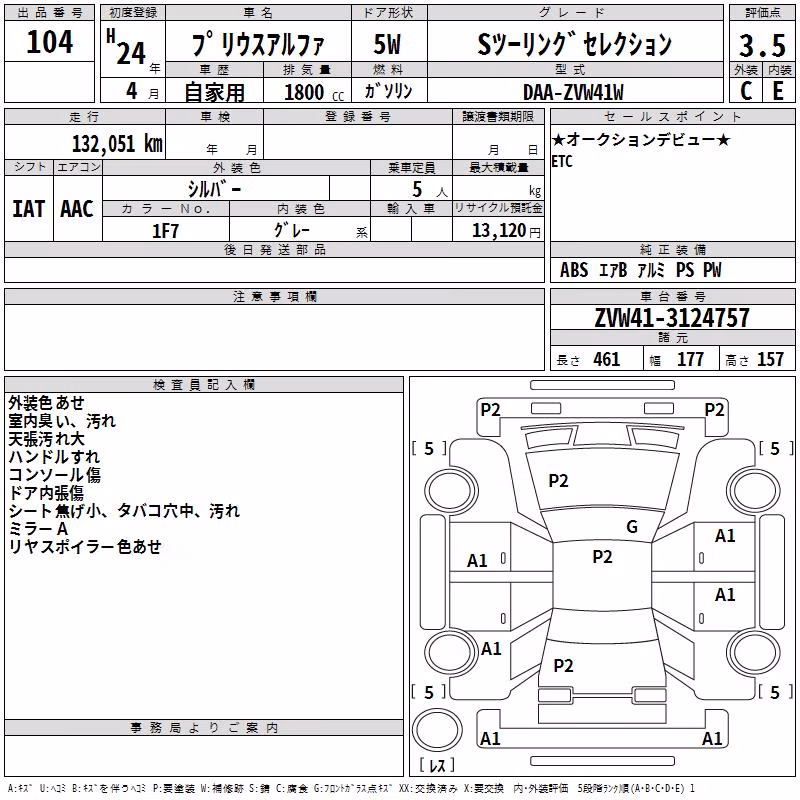 TOYOTA PRIUS ALPHA