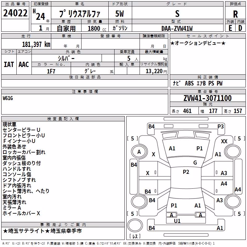 TOYOTA PRIUS ALPHA