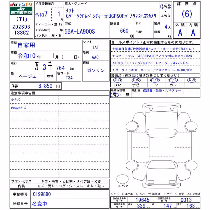 DAIHATSU TAFT