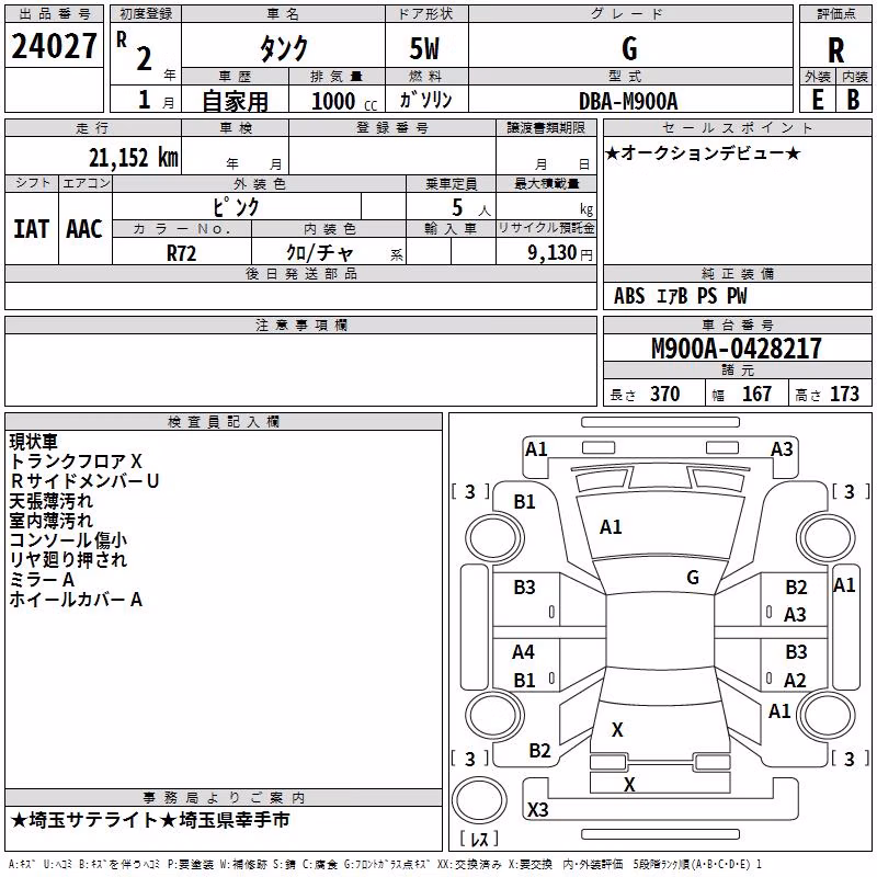 TOYOTA TANK