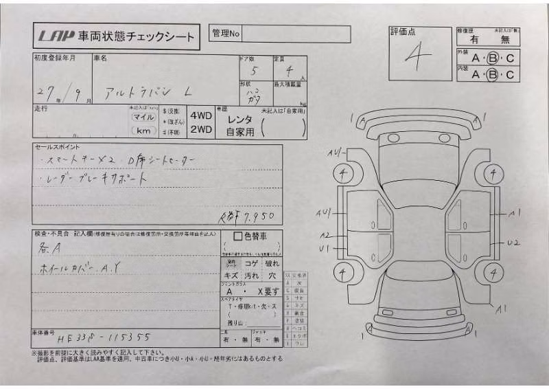 SUZUKI ALTO LAPIN
