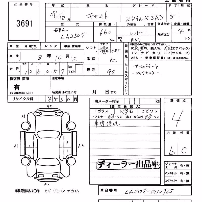 DAIHATSU CAST