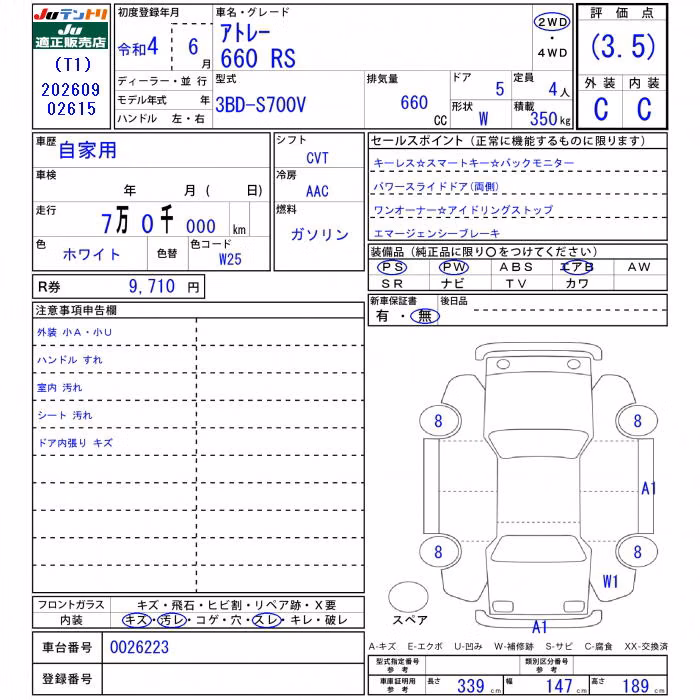 DAIHATSU ATRAI