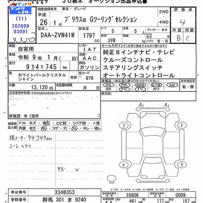 TOYOTA PRIUS ALPHA
