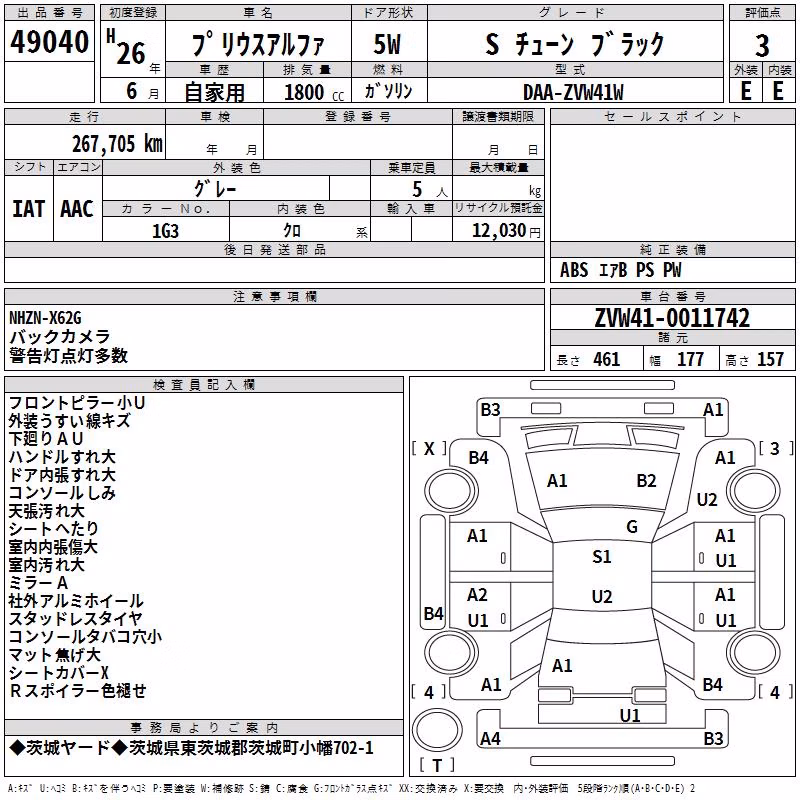 TOYOTA PRIUS ALPHA