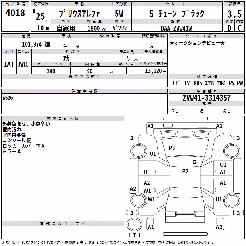 TOYOTA PRIUS ALPHA