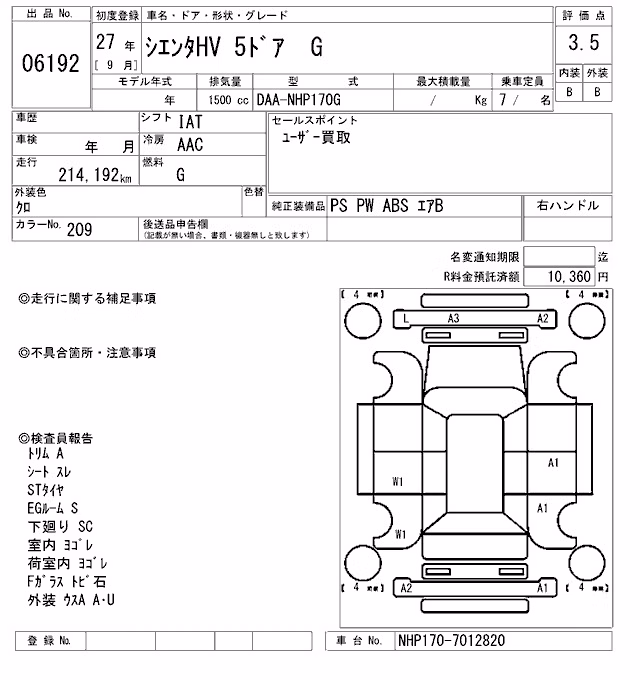TOYOTA SIENTA