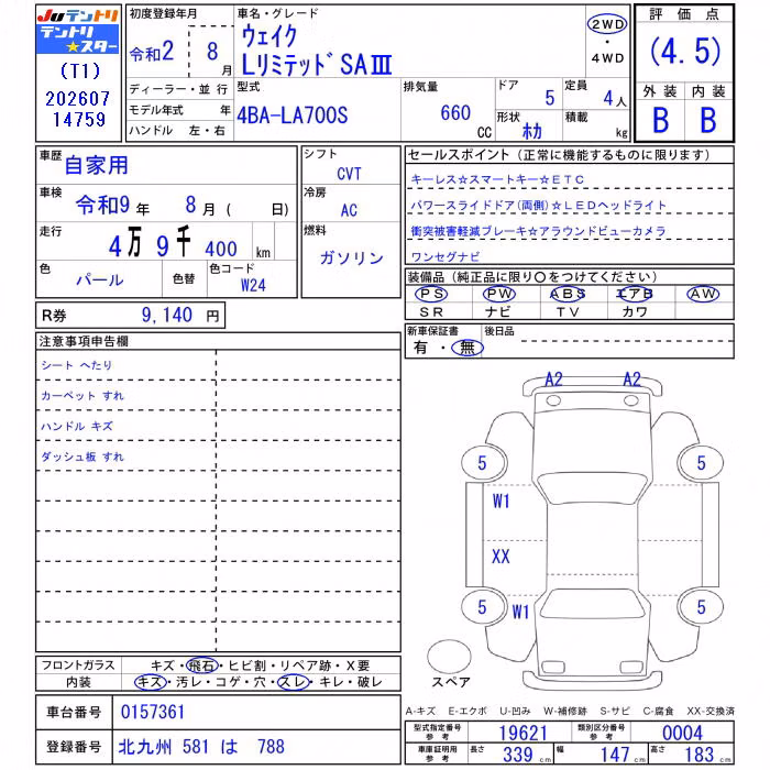 DAIHATSU WAKE