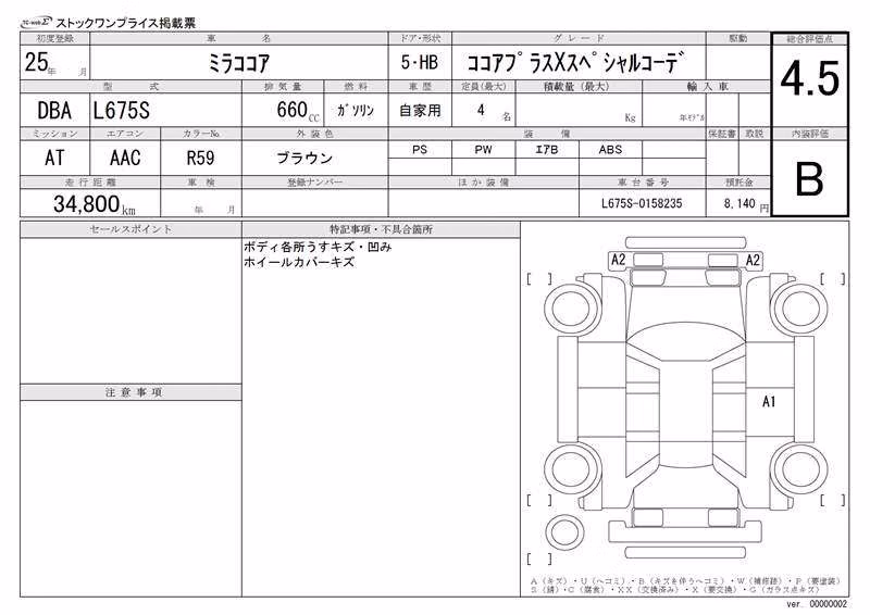 DAIHATSU MIRA COCOA