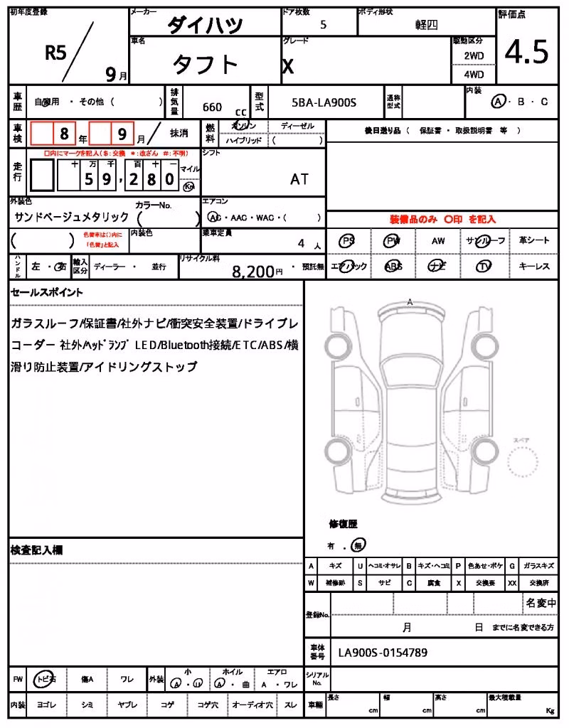DAIHATSU TAFT