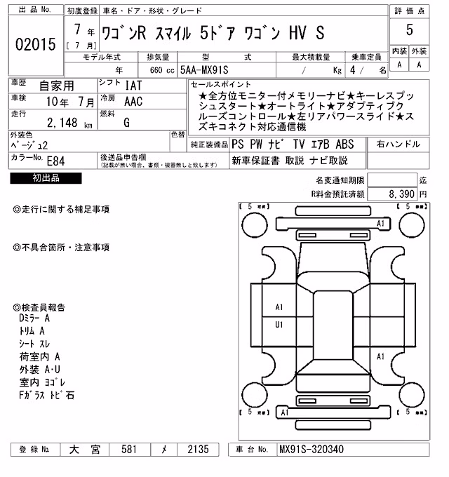 SUZUKI WAGON R SMILE