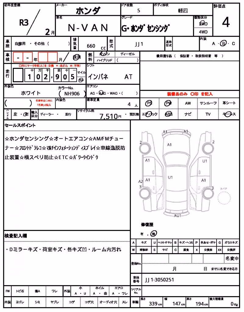 HONDA N-VAN