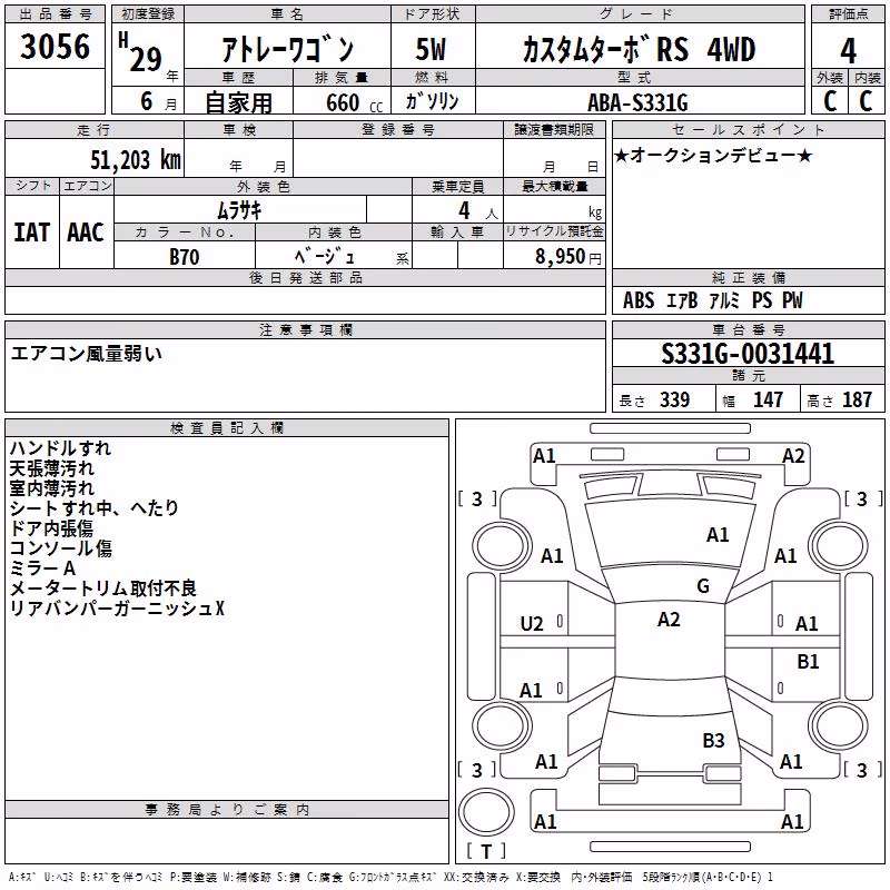 DAIHATSU ATRAI