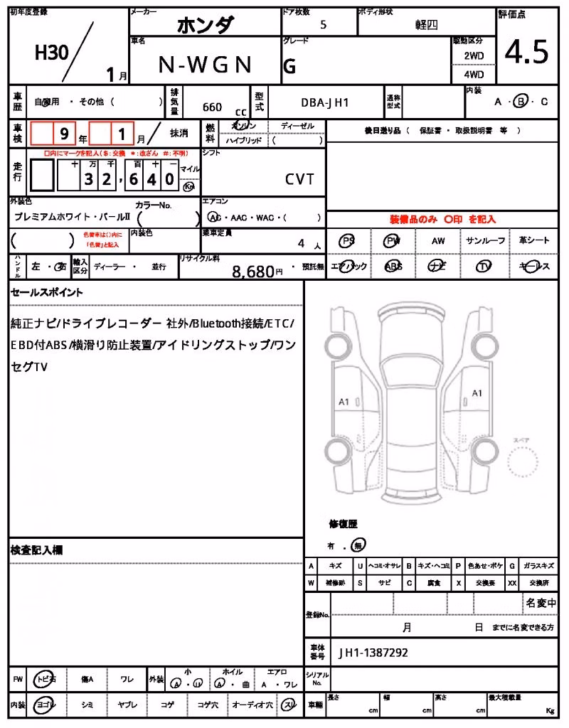 HONDA N-WGN