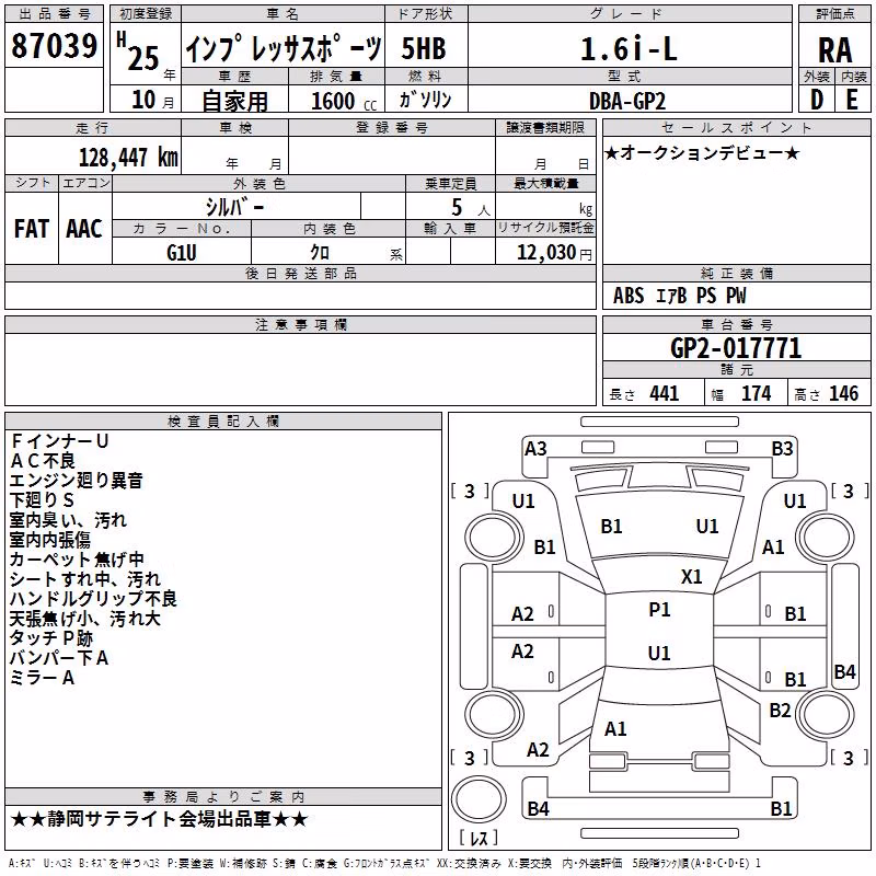 SUBARU IMPREZA