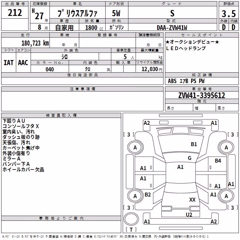 TOYOTA PRIUS ALPHA