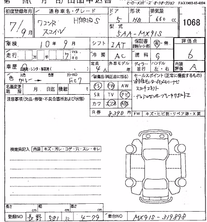 SUZUKI WAGON R SMILE