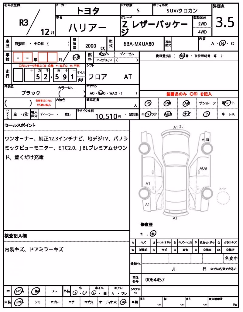TOYOTA HARRIER