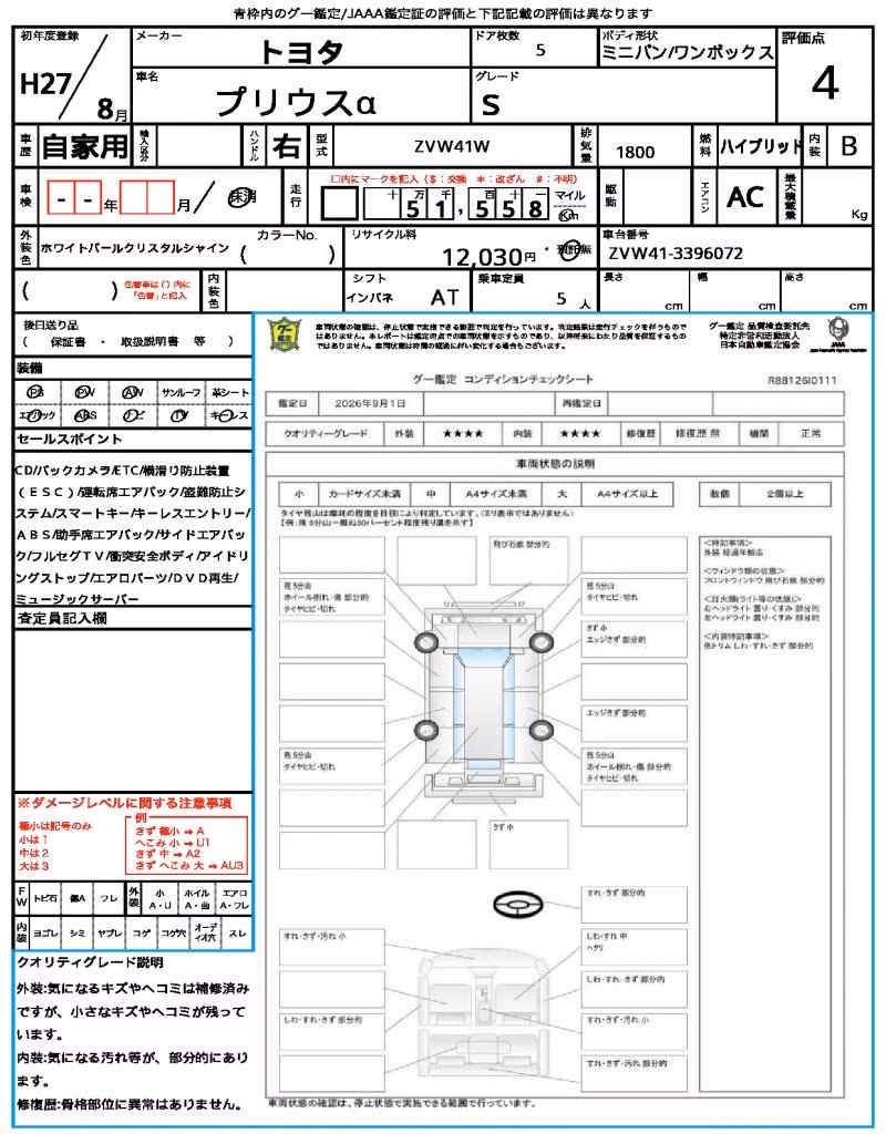 TOYOTA PRIUS ALPHA