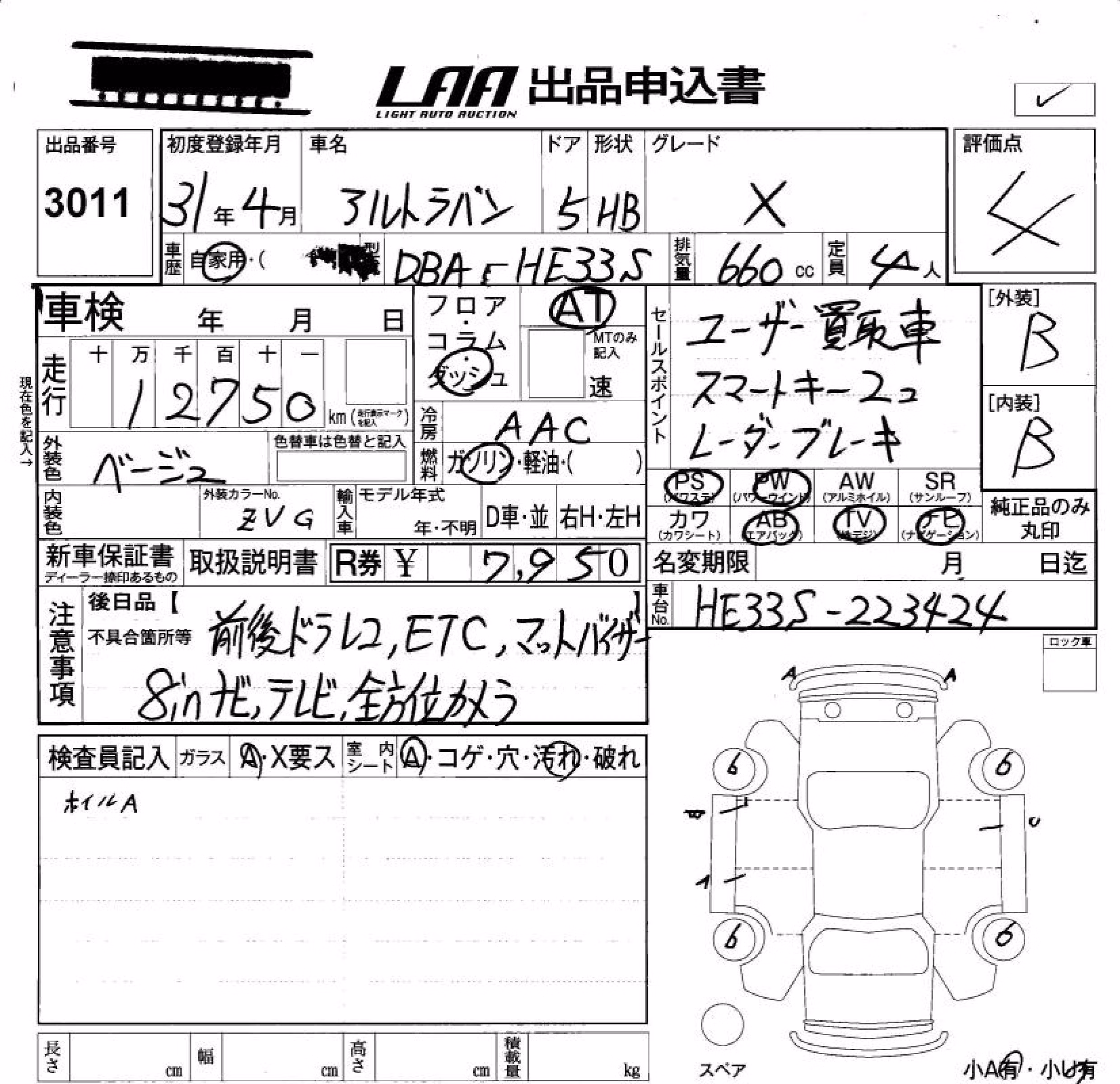 SUZUKI ALTO LAPIN
