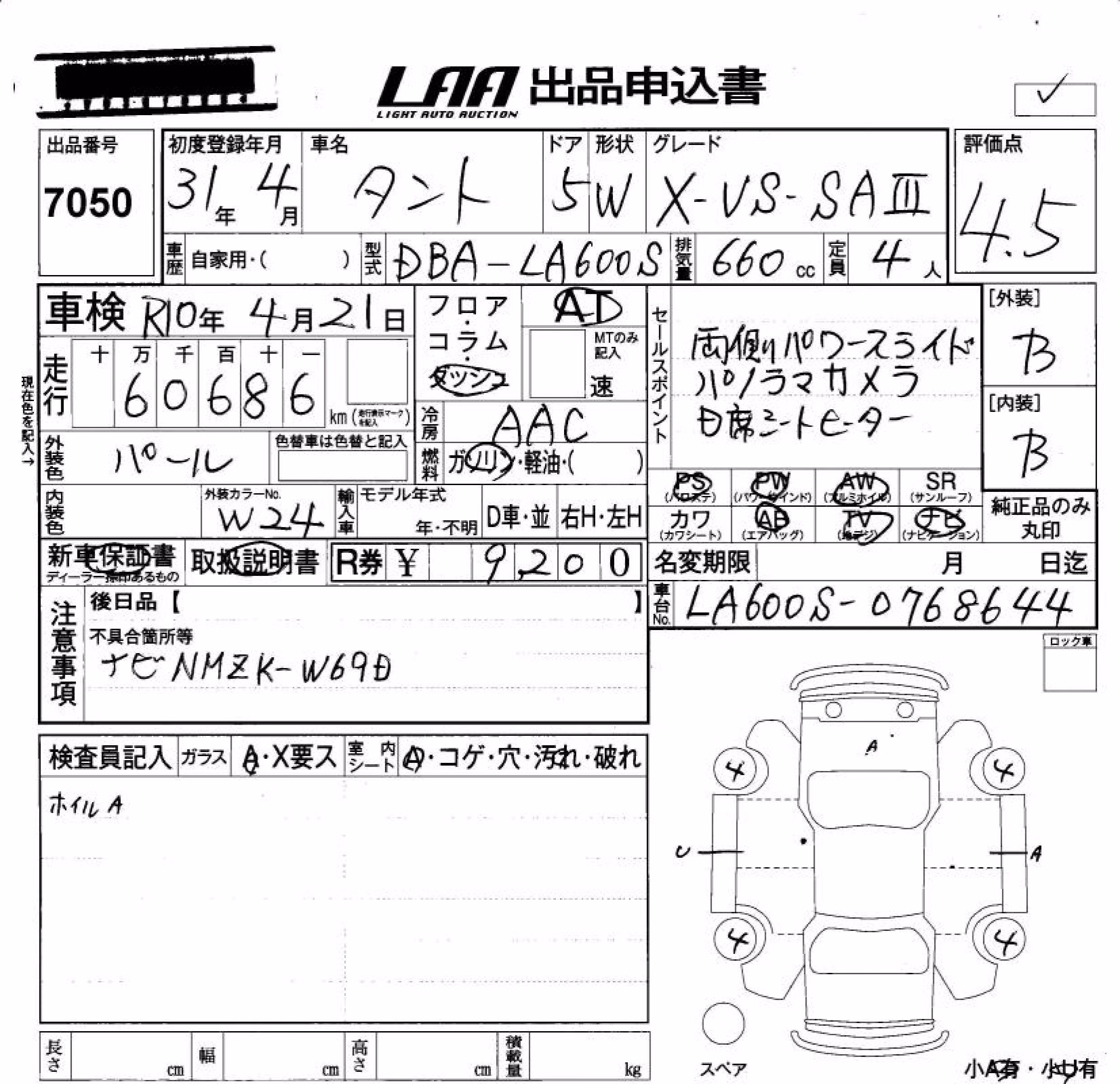 DAIHATSU TANTO