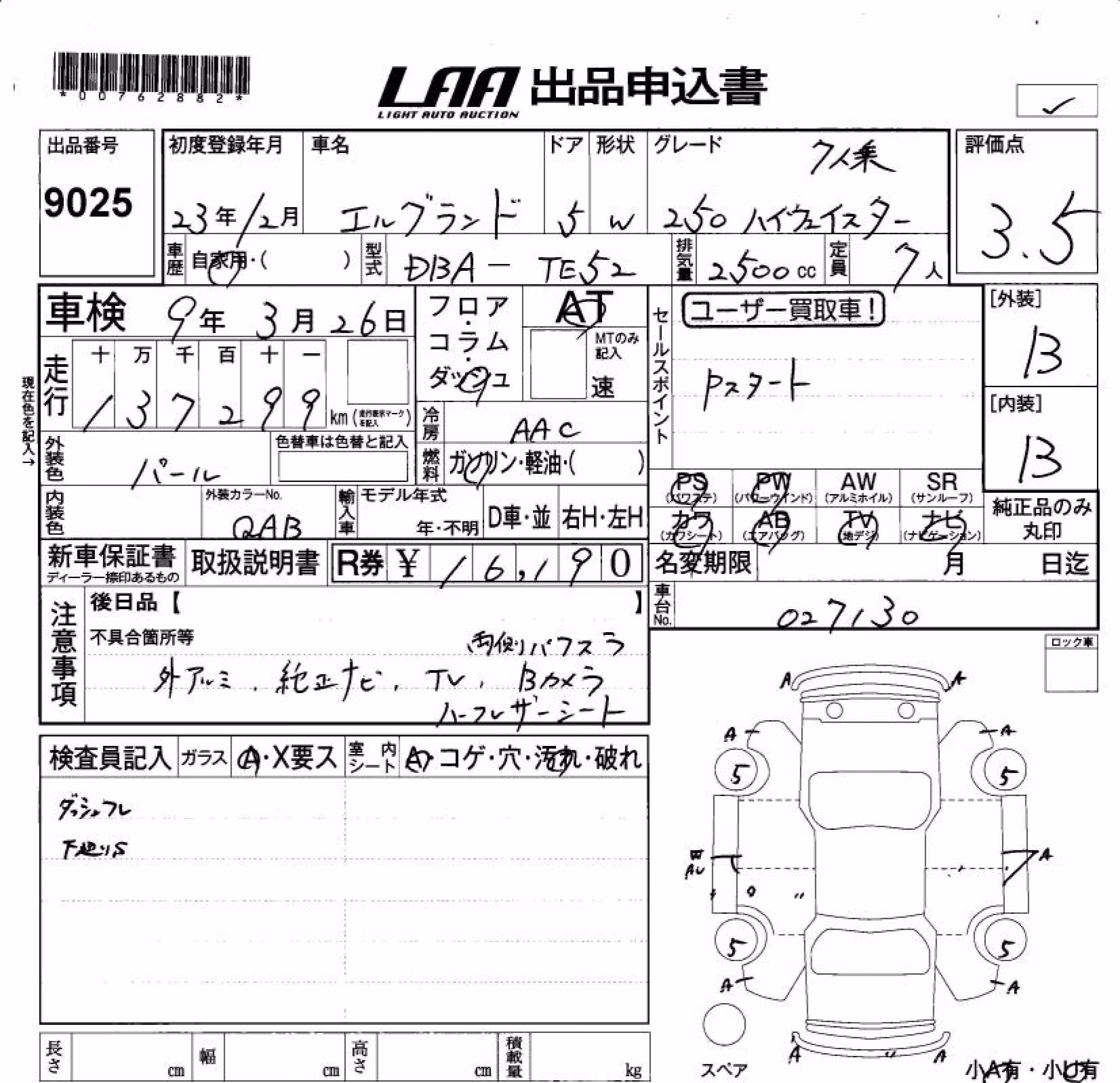 NISSAN ELGRAND