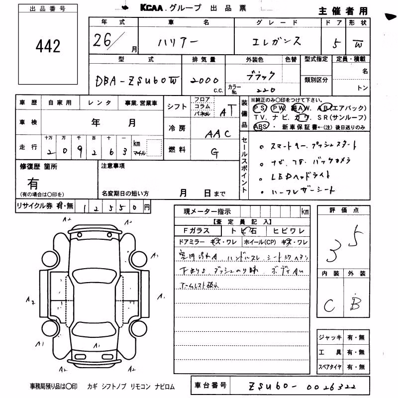 TOYOTA HARRIER