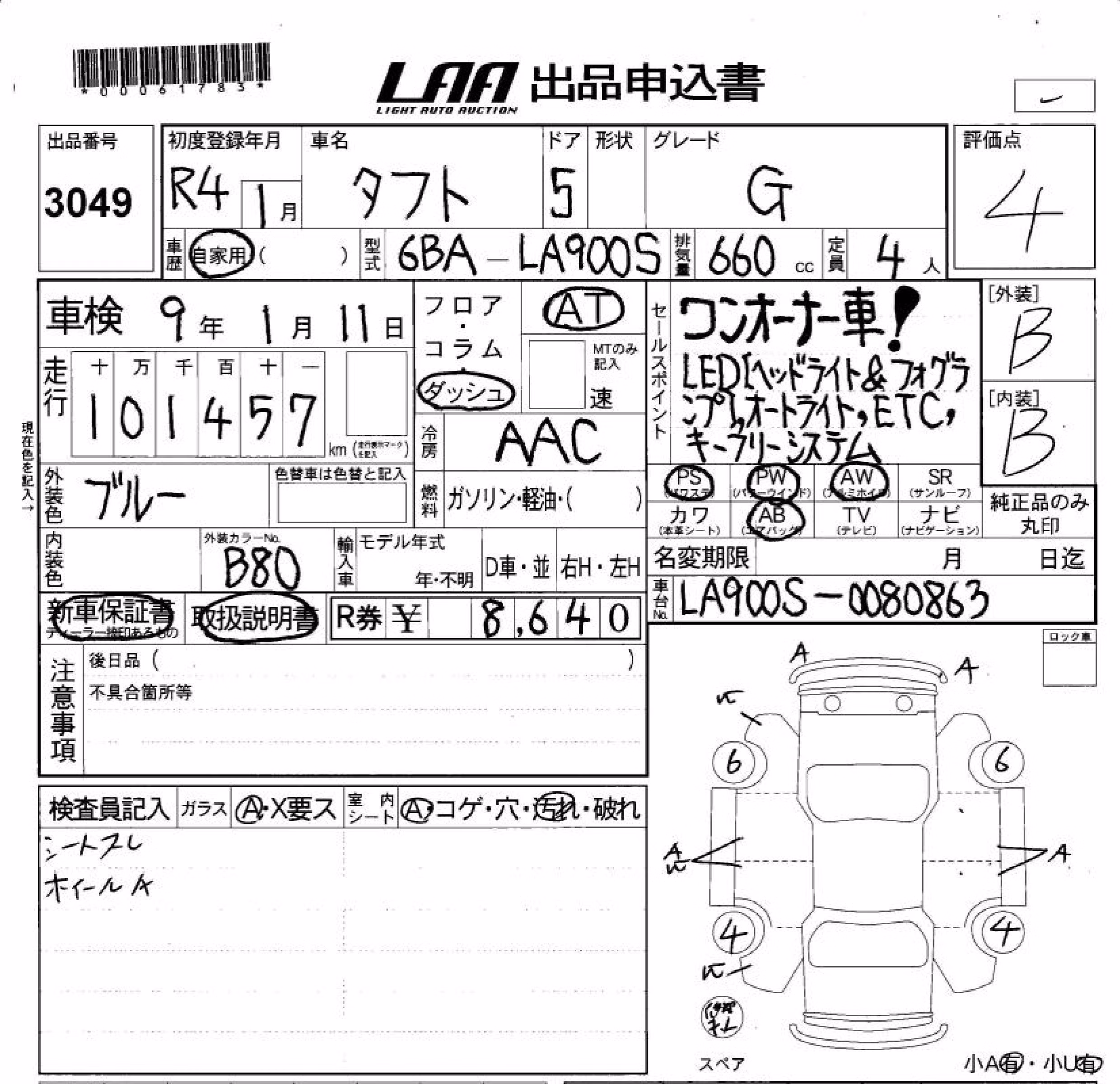 DAIHATSU TAFT