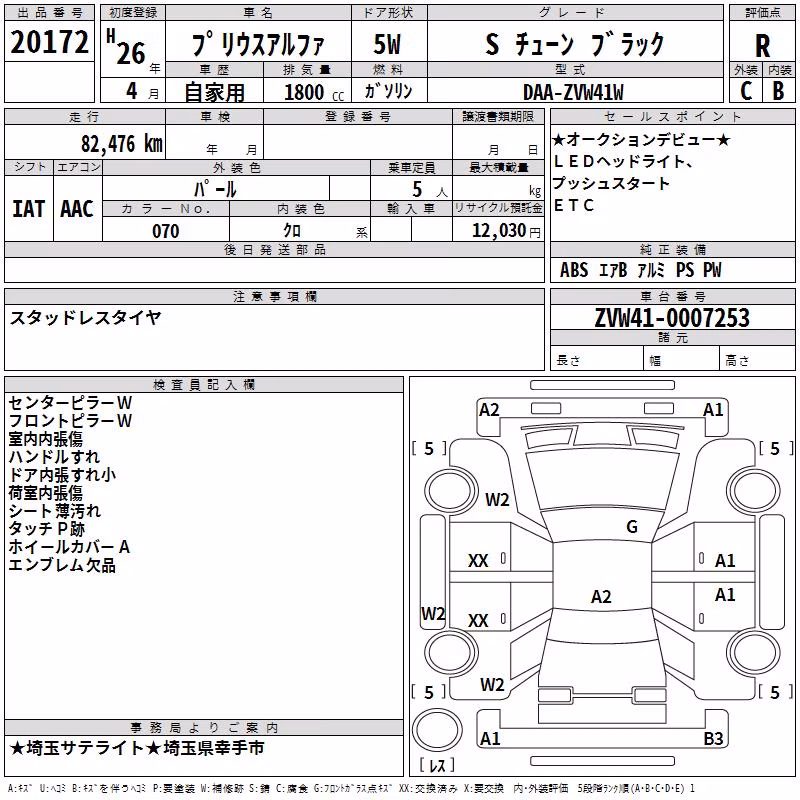 TOYOTA PRIUS ALPHA