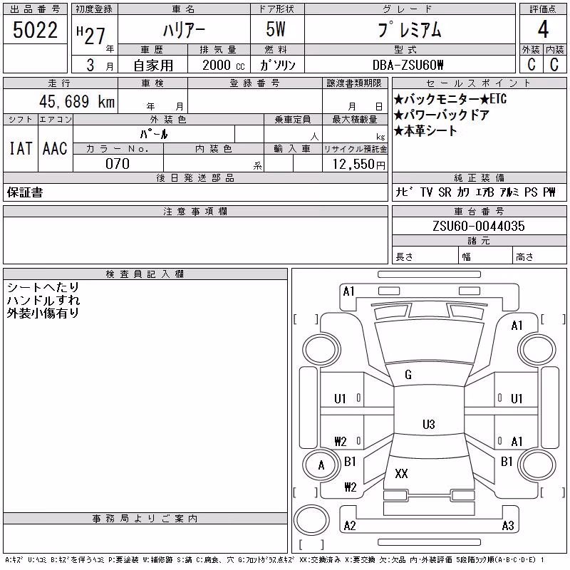 TOYOTA HARRIER
