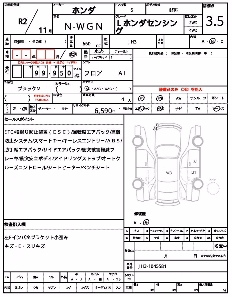 HONDA N-WGN