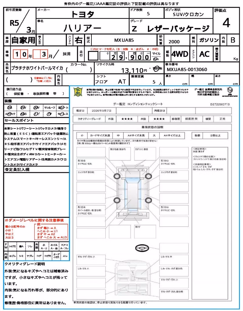 TOYOTA HARRIER