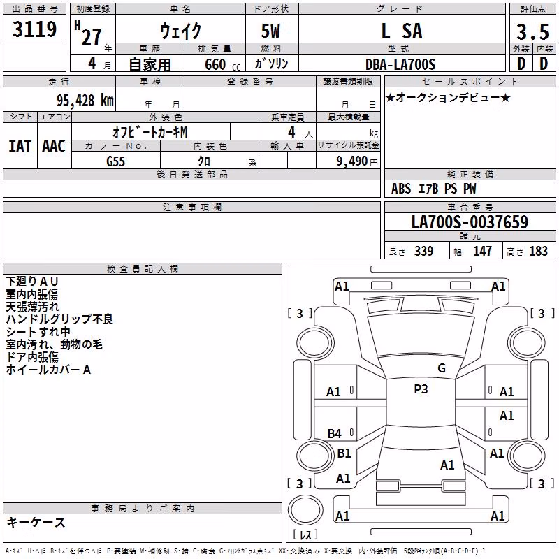 DAIHATSU WAKE