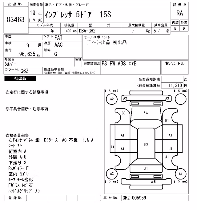 SUBARU IMPREZA