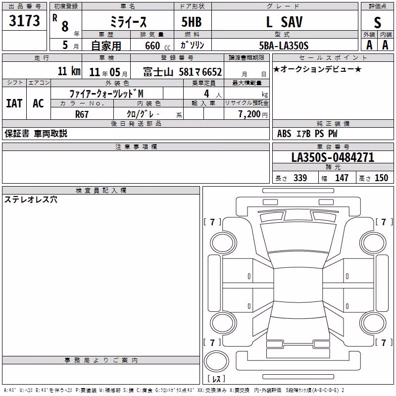 DAIHATSU MIRA E:S