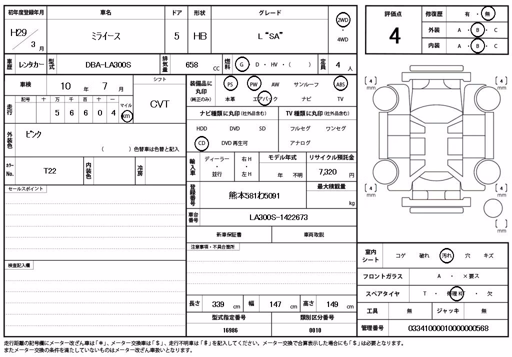 Daihatsu Mira e:S