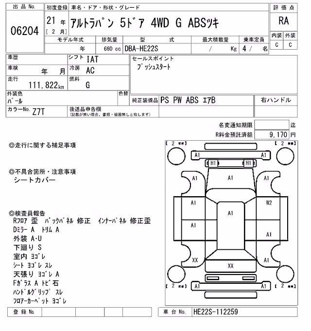 SUZUKI ALTO LAPIN