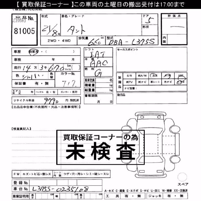 DAIHATSU TANTO