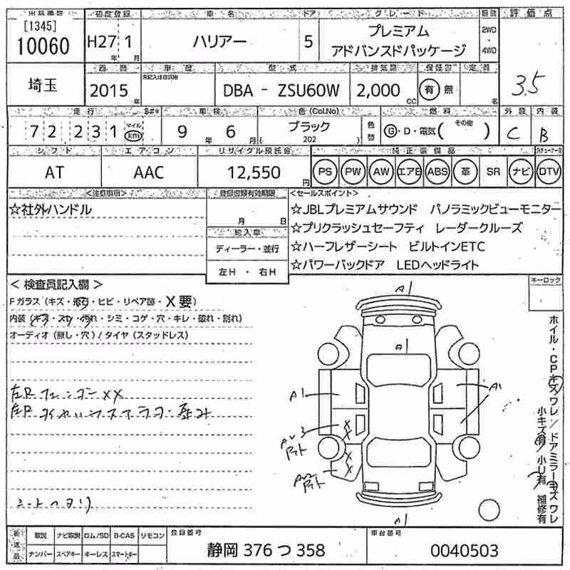 TOYOTA HARRIER