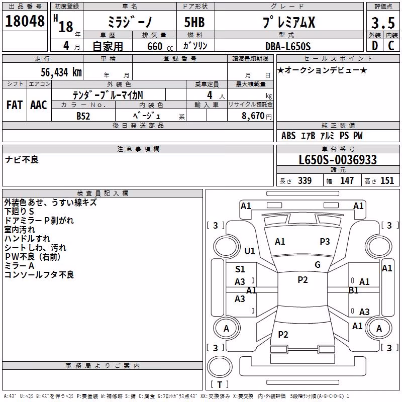 DAIHATSU MIRA GINO