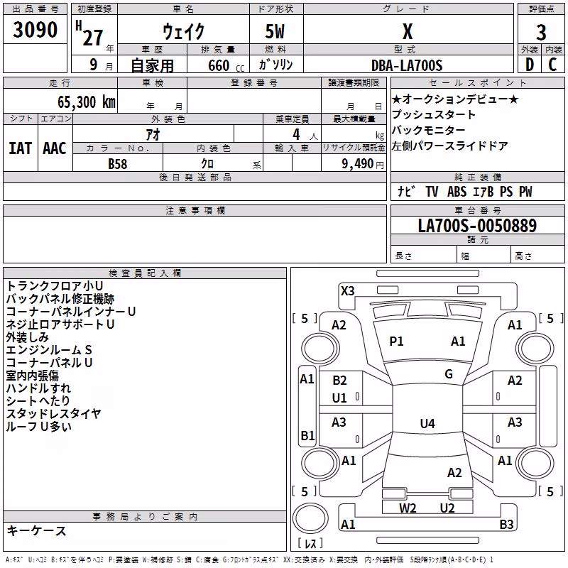 DAIHATSU WAKE