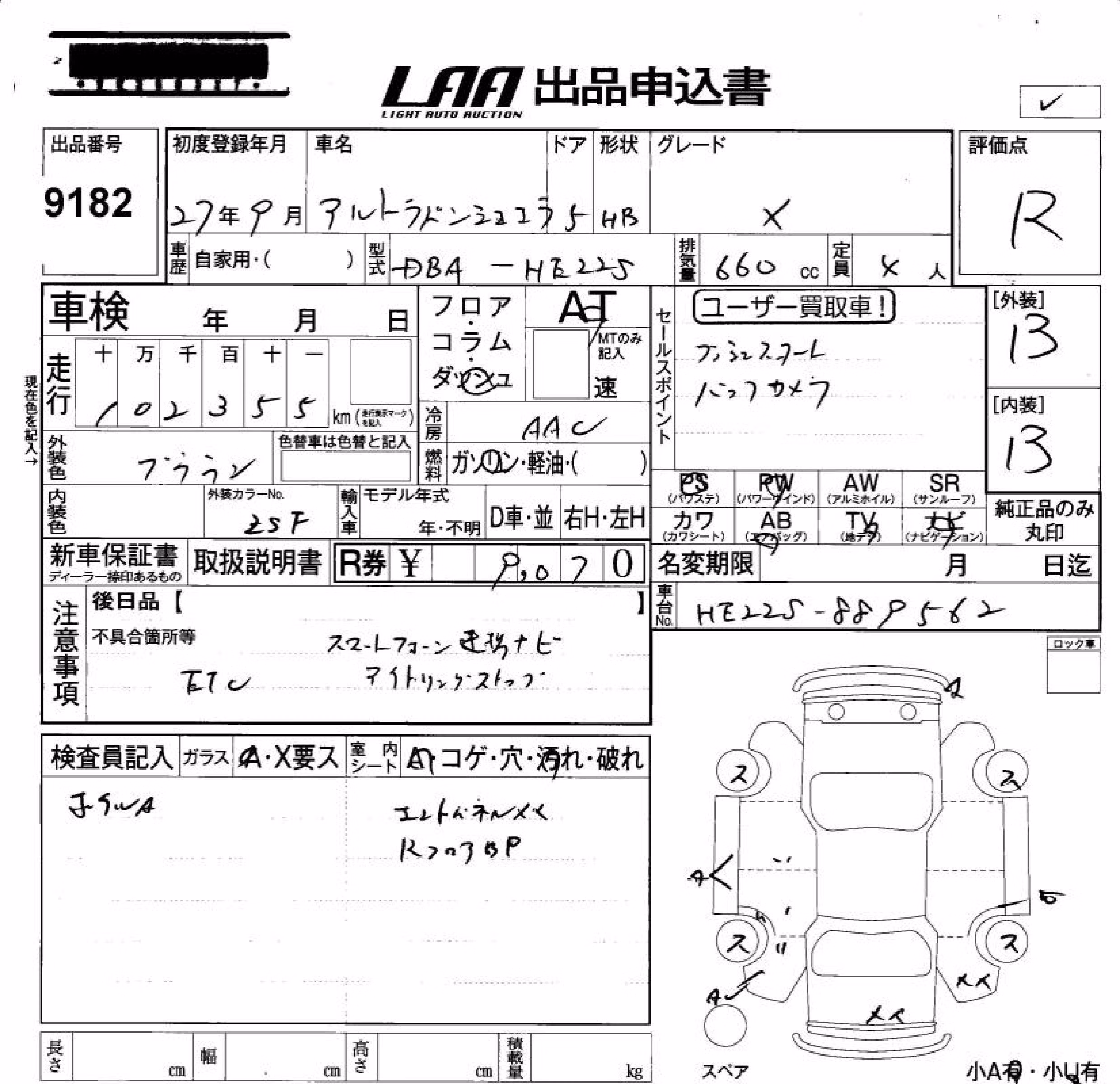 SUZUKI ALTO LAPIN