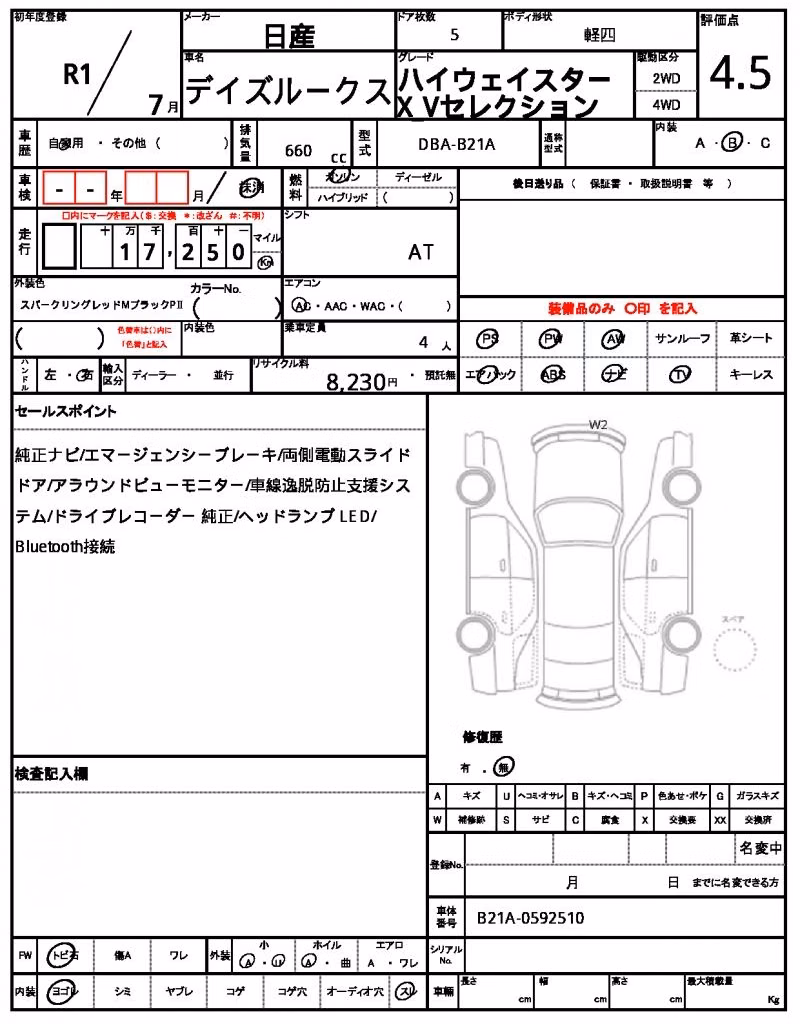 NISSAN DAYZ ROOX